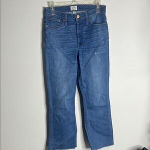 J. Crew Blue Denim Billie Demi Boot Crop